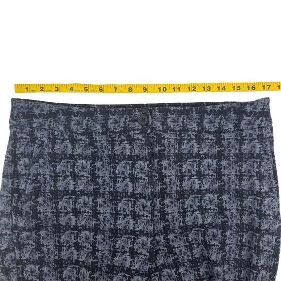 Betabrand Womens Shibori Print Straight Leg Yoga Dress Pants Black Gray Size XL - Picture 8 of 15